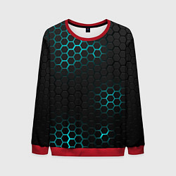 Мужской свитшот СТАЛЬНАЯ НЕОНОВАЯ БРОНЯ