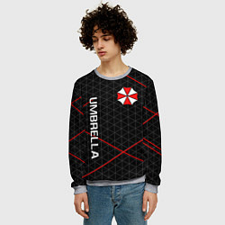 Свитшот мужской UMBRELLA CORP, цвет: 3D-меланж — фото 2
