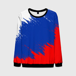 Мужской свитшот РОССИЯ ТРИКОЛОР