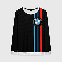 Свитшот мужской BMW M SPORT CARBON, цвет: 3D-белый