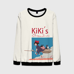 Свитшот мужской Kiki’s Delivery Service, цвет: 3D-черный