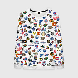 Свитшот мужской NHL PATTERN Z, цвет: 3D-белый