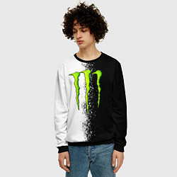Свитшот мужской MONSTER ENERGY, цвет: 3D-черный — фото 2