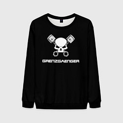 Свитшот мужской Grenzgaenger, цвет: 3D-черный