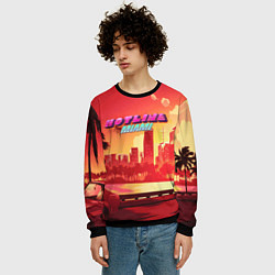 Свитшот мужской HOTLINE MIAMI, цвет: 3D-черный — фото 2