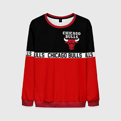 Свитшот мужской CHICAGO BULLS, цвет: 3D-красный