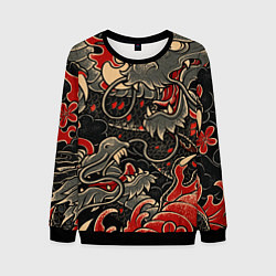 Мужской свитшот Dsquared tatoo DRAGON