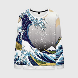 Мужской свитшот The great wave off kanagawa