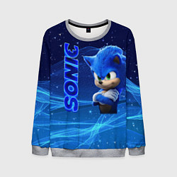 Свитшот мужской Соник, цвет: 3D-меланж