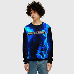 Свитшот мужской MINECRAFT, цвет: 3D-черный — фото 2