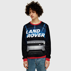 Свитшот мужской LAND ROVER, цвет: 3D-красный — фото 2