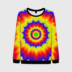 Свитшот мужской Tie-Dye, цвет: 3D-черный