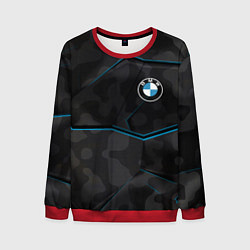 Свитшот мужской BMW, цвет: 3D-красный