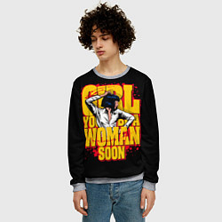 Свитшот мужской Криминальное чтиво, цвет: 3D-меланж — фото 2