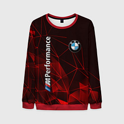 Свитшот мужской BMW, цвет: 3D-красный