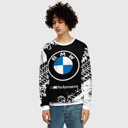 Свитшот мужской BMW БМВ, цвет: 3D-белый — фото 2