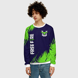 Свитшот мужской FREE FIRE ФРИ ФАЕР, цвет: 3D-белый — фото 2