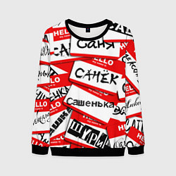 Мужской свитшот Hello, my name is