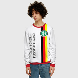 Свитшот мужской СБОРНАЯ ГЕРМАНИЯ, цвет: 3D-красный — фото 2