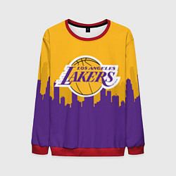 Свитшот мужской LOS ANGELES LAKERS, цвет: 3D-красный