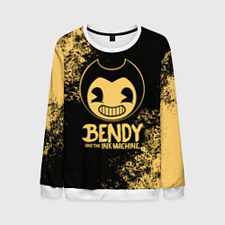 Свитшот мужской Bendy And The Ink Machine, цвет: 3D-белый