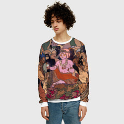 Свитшот мужской BRING ME THE HORIZON ART, цвет: 3D-белый — фото 2