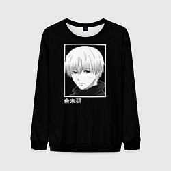 Свитшот мужской Кен Канеки, цвет: 3D-черный
