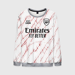 Свитшот мужской ARSENAL 2021 - ГОСТЕВАЯ, цвет: 3D-меланж