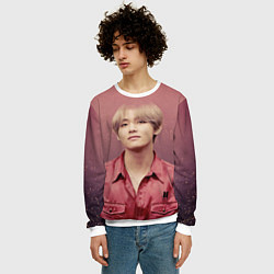 Свитшот мужской BTS, цвет: 3D-белый — фото 2