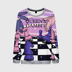 Свитшот мужской The Queens Gambit, цвет: 3D-меланж