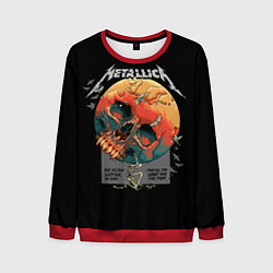 Свитшот мужской Metallica, цвет: 3D-красный