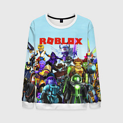 Свитшот мужской ROBLOX, цвет: 3D-белый