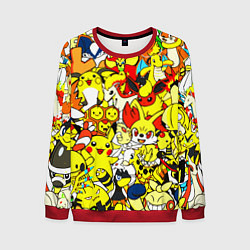 Свитшот мужской ПОКЕМОНЫ, цвет: 3D-красный