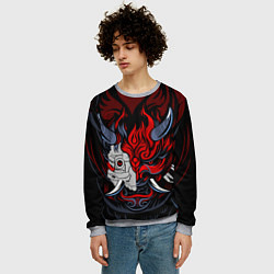 Свитшот мужской SAMURAI LVL UP, цвет: 3D-меланж — фото 2