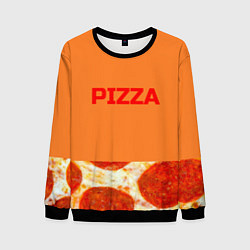 Свитшот мужской Pizza, цвет: 3D-черный