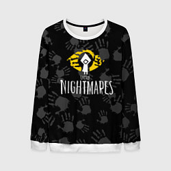 Свитшот мужской Little Nightmares, цвет: 3D-белый