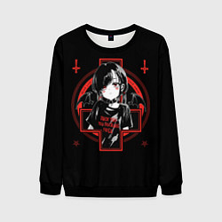 Свитшот мужской SATANIC, цвет: 3D-черный