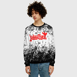 Свитшот мужской Judas Priest:, цвет: 3D-черный — фото 2