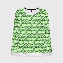 Свитшот мужской Милые лягушки, цвет: 3D-белый