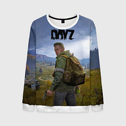 Свитшот мужской DayZ ДэйЗи, цвет: 3D-белый