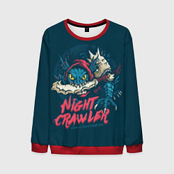 Свитшот мужской Night Crawler Dota 2, цвет: 3D-красный