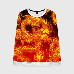 Свитшот мужской ДРАКОН, цвет: 3D-белый