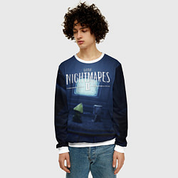 Свитшот мужской LITTLE NIGHTMARES ЛИТЛ НАЙТМ, цвет: 3D-белый — фото 2