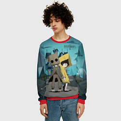 Свитшот мужской Little Nightmares 2, цвет: 3D-красный — фото 2