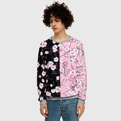 Свитшот мужской САКУРА SAKURA ВИШНЯ, цвет: 3D-меланж — фото 2