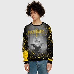 Свитшот мужской LITTLE NIGHTMARES 2, цвет: 3D-черный — фото 2