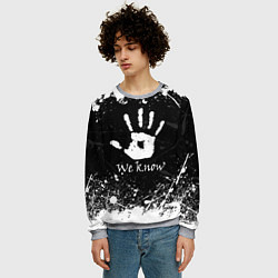 Свитшот мужской WE KNOW TES, цвет: 3D-меланж — фото 2