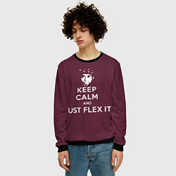 Свитшот мужской Flex, цвет: 3D-черный — фото 2