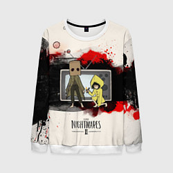 Свитшот мужской Little Nightmares 2, цвет: 3D-белый