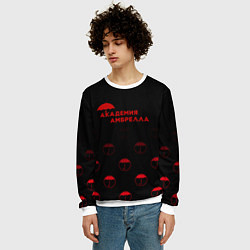 Свитшот мужской Академия Амбрелла, цвет: 3D-белый — фото 2